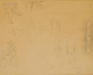 Lot Ofthree Sketches Lot Ofthree Sketches