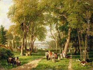 Walnut Gathering in Petersham Near Richmond Bridge