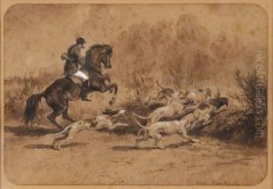 Chasse A Courre by Rosa Bonheur