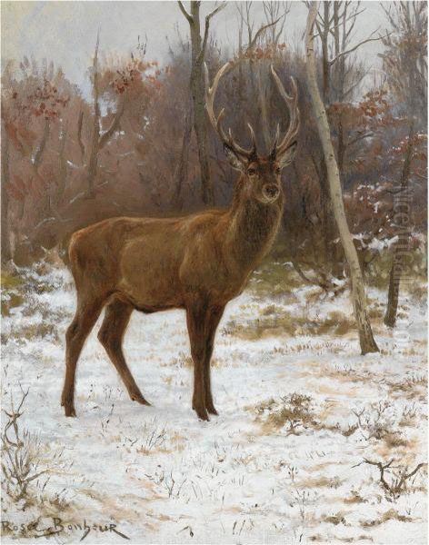 Cerf A Dix Cors Aux Aguets - view 1