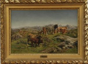 Cattle In The Highlands by Rosa Bonheur