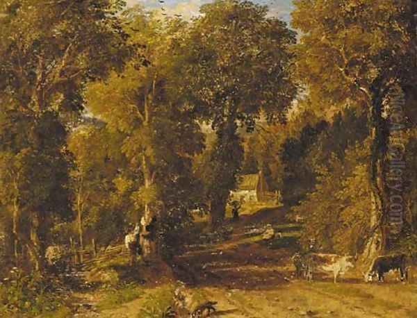 A lane in Oxfordshire - view 1