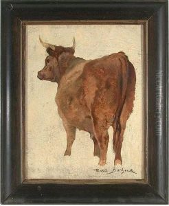 Portrait Of A Bull by Rosa Bonheur