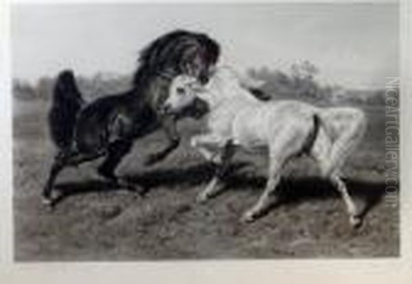 Monochrome Engraving,signed In 
Pencil To The Margin With Blindstamp And Engraverssignature, 63 X 92cm 
(illus.) - view 1