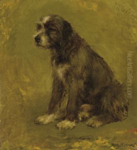 Chien De Berger, Assis by Rosa Bonheur