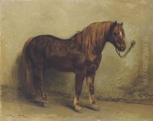 Tethered Pony by Rosa Bonheur