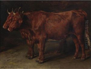 A Pair Of Oxen by Rosa Bonheur
