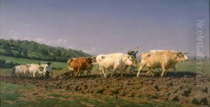 Labourage Nivernais by Rosa Bonheur