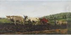 The Oxen Plough by Rosa Bonheur