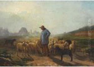 Shepherd And Flock by Rosa Bonheur