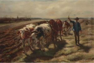Oxen Plowing by Rosa Bonheur