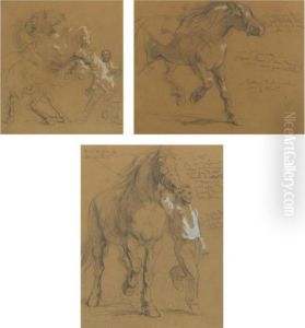 Studies For The Horse Fair by Rosa Bonheur