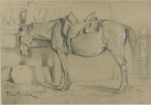 In The Stable by Rosa Bonheur
