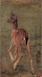 Study Of A Deer by Rosa Bonheur