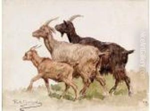 Three Goats by Rosa Bonheur