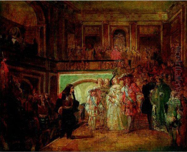 Turenne Recu Par Louis Xiv Apres La Liberation De L'alsace - view 1
