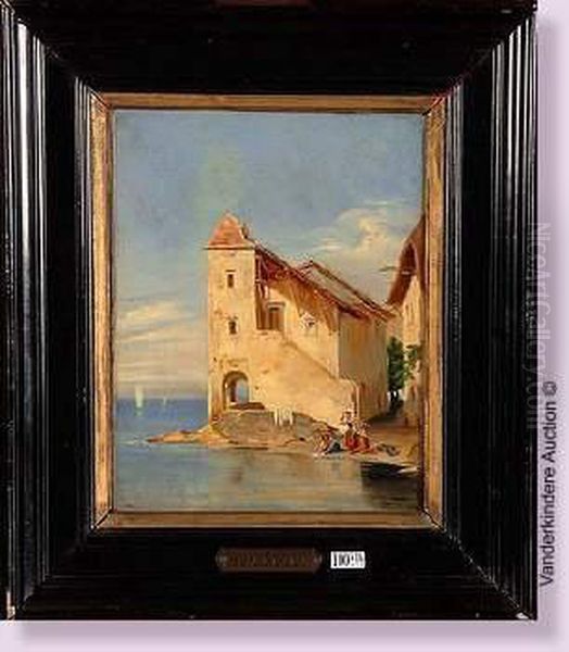lavandieres Italiennes Au Bord De Leau - view 1