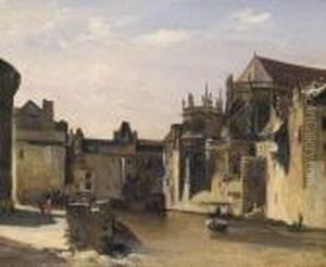 Saint Pierre De Caen by Richard Parkes Bonington