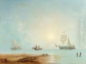 Ruckkehr Der Fischer by Richard Parkes Bonington