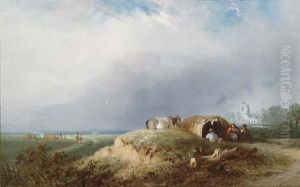 A Roadside Halt by Richard Parkes Bonington