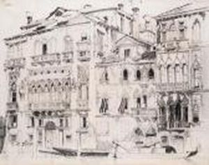 On The Grand Canal, Venice, Italy by Richard Parkes Bonington