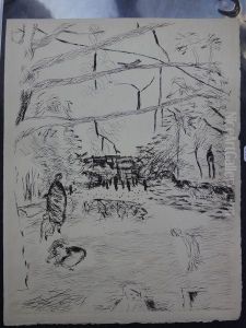 Le Parc Monceau by Pierre Bonnard