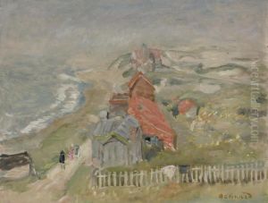 La Maison Au Bord Du Chemin Ou Maisons Sur La Falaise by Pierre Bonnard
