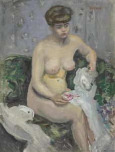Le Modele A La Chemise Blanche by Pierre Bonnard