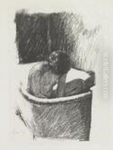 Le Bain (deuxi me Planche) by Pierre Bonnard