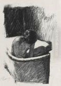 Le Bain (deuxieme Planche) by Pierre Bonnard