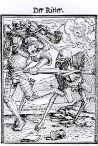 Death and the Knight by Hans Holbein the Younger
