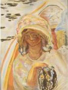 Jeune Fille Dans Une Barque by Pierre Bonnard