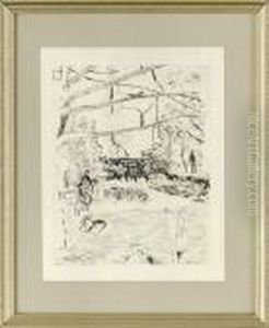 Le Parc Monceau by Pierre Bonnard