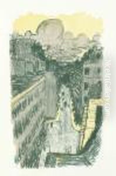 Rue Vu D'en Haut, From Quelques Aspects De La Vie De Paris - view 1