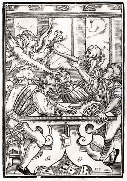 Death and the Devil come for the Card Player - view 1