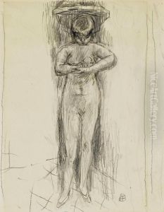 Marthe A La Toilette by Pierre Bonnard
