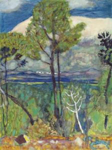 Les Pins, Bord De Mer by Pierre Bonnard