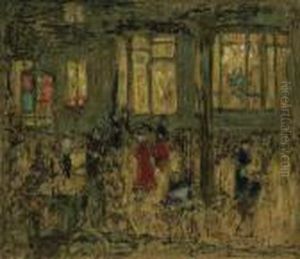 La Place Clichy, Le Soir by Pierre Bonnard