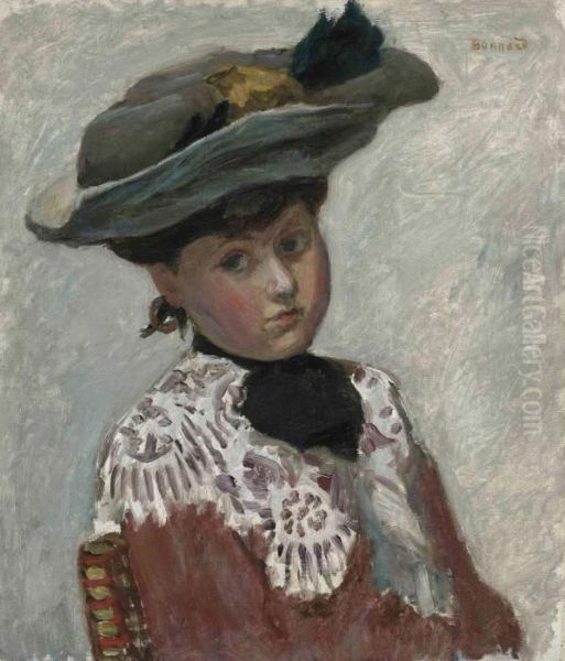 Portrait De Jeune Femme Ou Le Chapeau - view 1