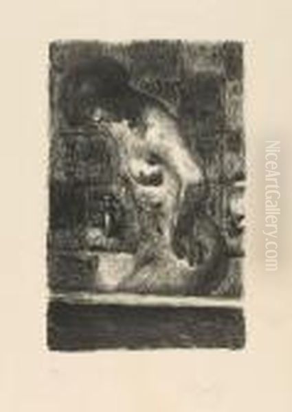 Femme Deboutdans Sa Baignoire - view 1
