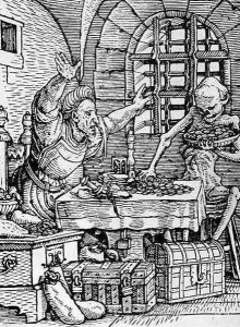 Death and the Rich Man by Hans Holbein the Younger