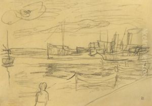 Vue Sur Le Port De Cannes by Pierre Bonnard