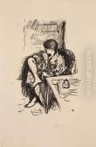 La Toilette Assise by Pierre Bonnard