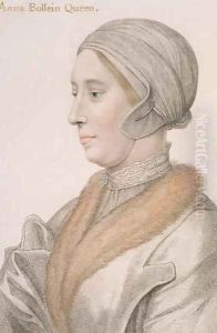 Anne Boleyn 1507-36 by Hans Holbein the Younger