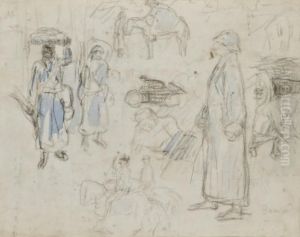 Dessin De Guerre, Feuille D'etudes, Soldats by Pierre Bonnard