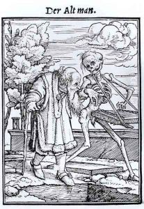 Death and the Old Man by Hans Holbein the Younger