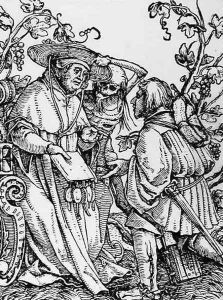 Death and the Cardinal by Hans Holbein the Younger