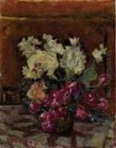 Vase De Fleurs by Pierre Bonnard