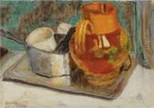 Nature Morte A La Cruche Orange by Pierre Bonnard