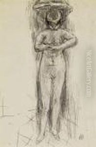Marthe A La Toilette by Pierre Bonnard